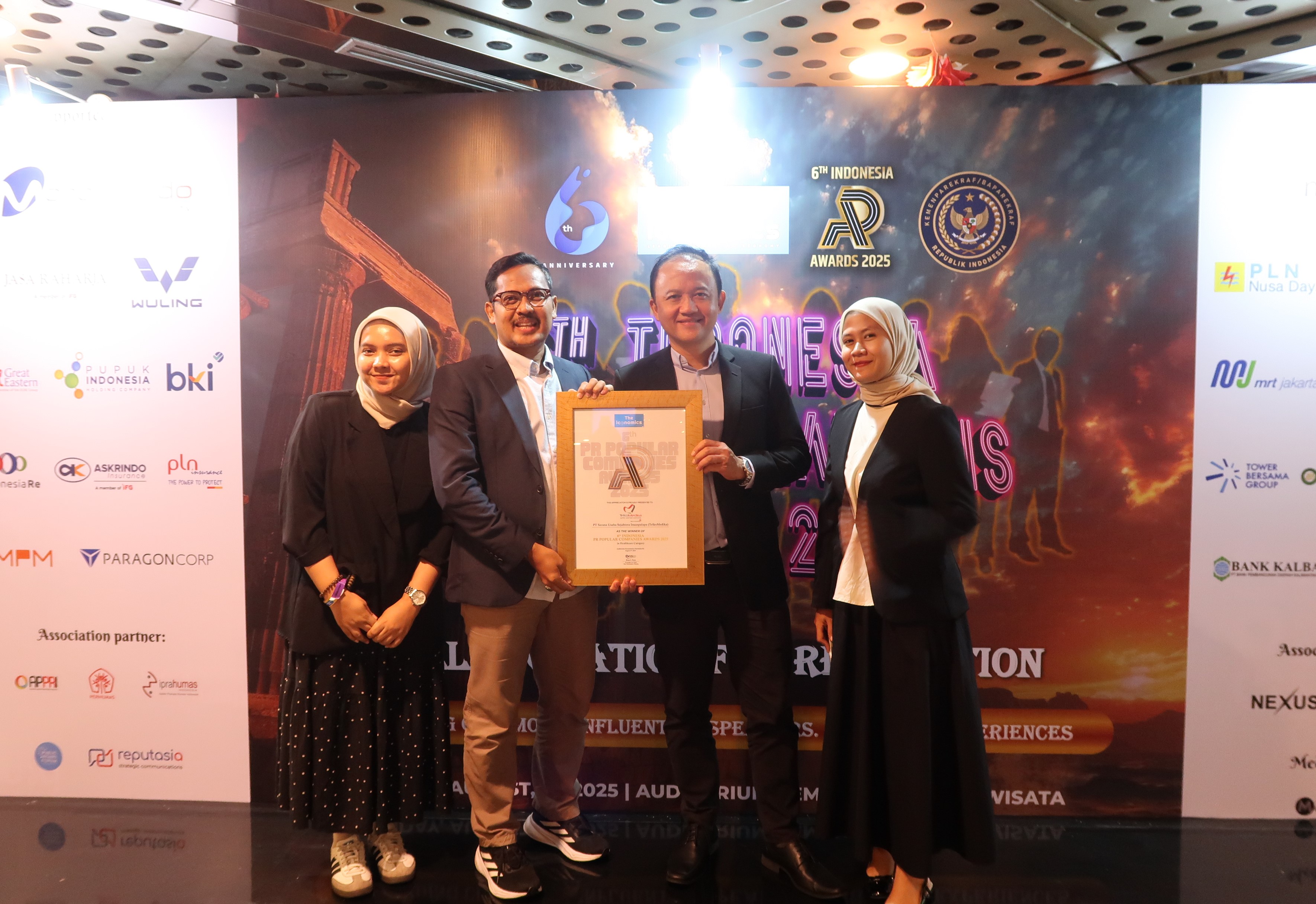  TelkoMedika Raih Penghargaan  PR Popular Companies Awards 2025 untuk Kategori Healthcare di Indonesia